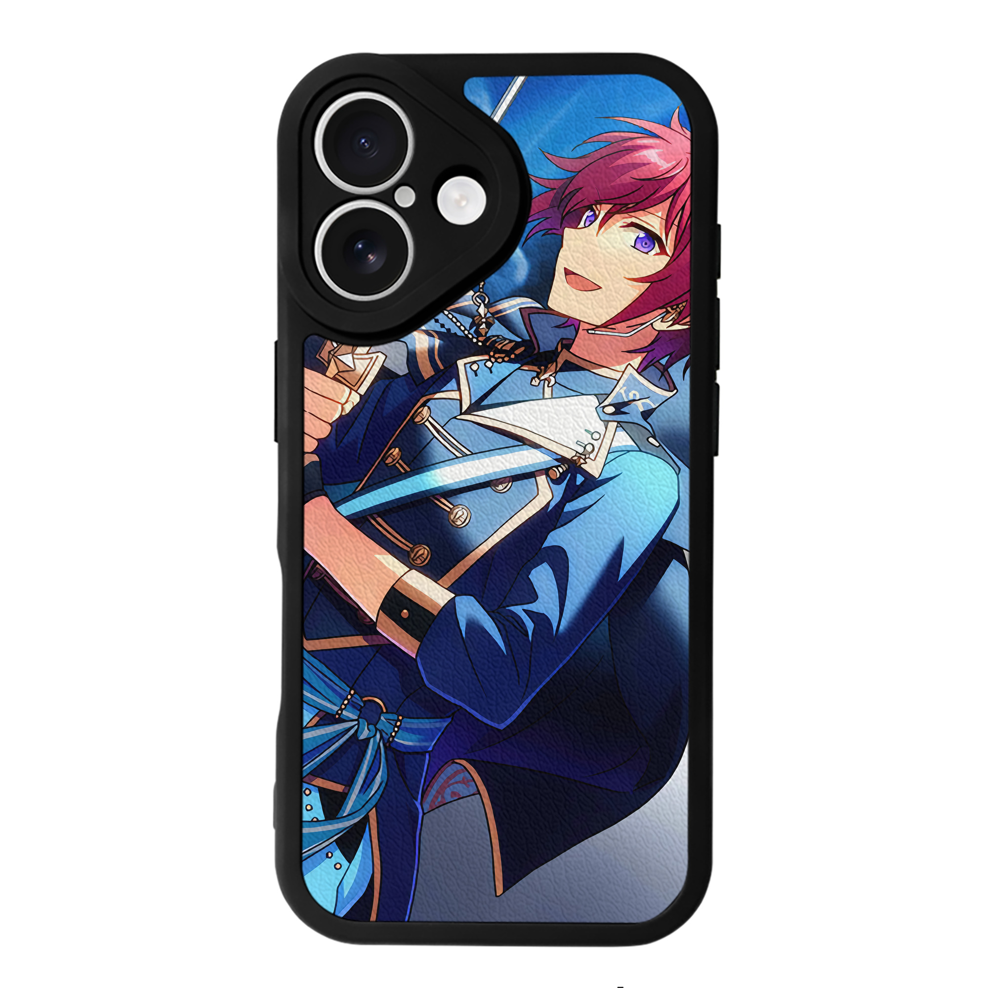（画像用） あんさんぶるスターズ! Ensemble Stars 【iPhone 16シリーズ対応】シリコンスマホケース（レザー調） 材質：シリコン